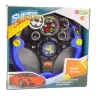 Interactive Steering Wheel For Kids Lights Sounds Vibrations Blue