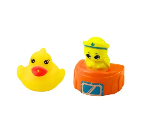 Bath Toy Ship Boat Colorful Crane Hook Duck Turtle