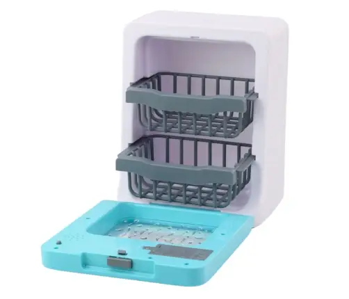 Toy Dishwasher For Kids Dishes Blue