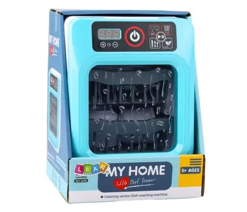 Toy Dishwasher For Kids Dishes Blue