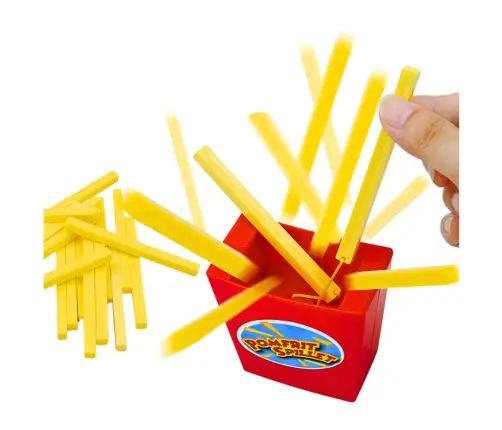 Family Arcade Game Flying Fries Jumping