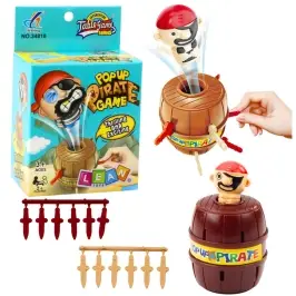 Family Arcade Game Jumping Pirate Barrel Swords