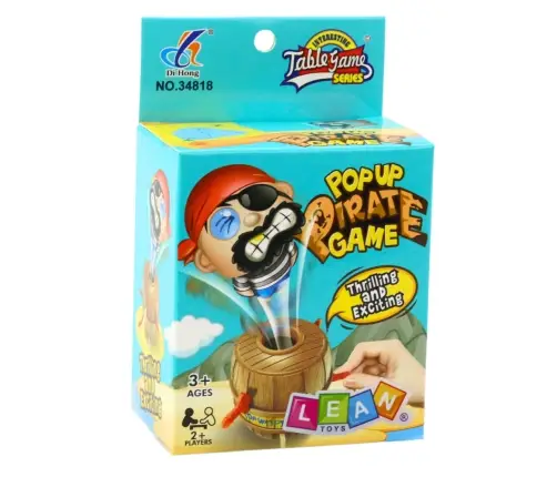 Family Arcade Game Jumping Pirate Barrel Swords