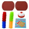 2in1 Mole Maze Skill Game Fast Cups Tic Tac Toe