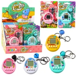 Tamagotchi Pet Egg Electronic Game 168 Animals Keychain With Bell