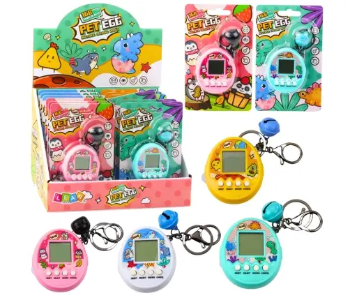 Tamagotchi Pet Egg Electronic Game 168 Animals Keychain With Bell