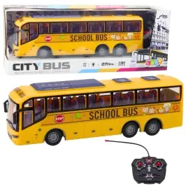 RC School Bus 1:30 Remote Controlled Lights Yellow