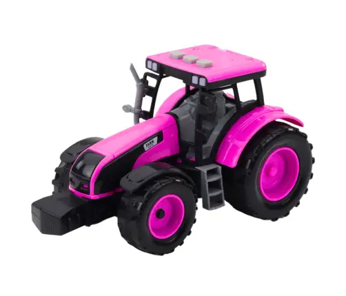 Battery Operated Farm Tractor Lights Sounds Pink