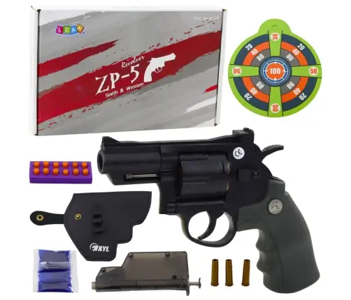 Revolver ZP-5 Foam Cartridges Water Balls Hydrogel Shield Holster Revolver ZP-5 Foam Cartridges Water Balls Hydrogel Shield Holster