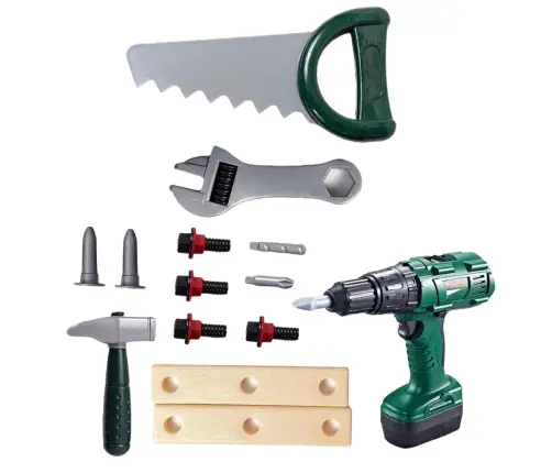 DIY Tool Kit in Box Battery-Powered Drill 14 pcs. DIY Tool Kit in Box Battery-Powered Drill 14 pcs.