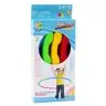 Hula-hoops with studs, foldable, colorful, 8 pieces, 60 cm