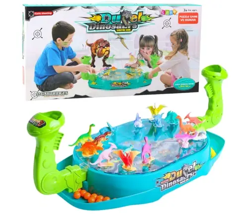 Arcade Game Ballsaurs Knocking Down Dinosaurs Shooting