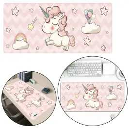 Keyboard Desk Pad With Unicorn Rubber 80 x 30cm Keyboard Desk Pad With Unicorn Rubber 80 x 30cm