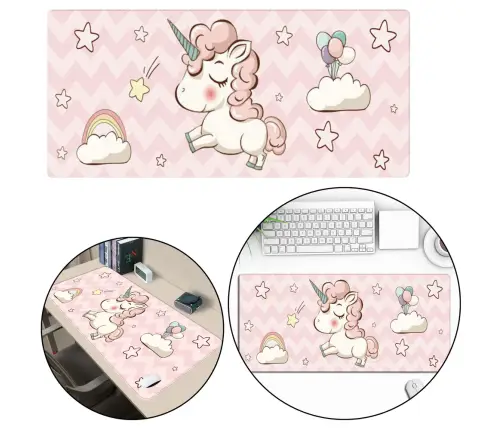 Keyboard Desk Pad With Unicorn Rubber 80 x 30cm
