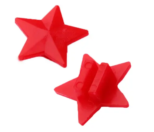 Set of Beads for Bicycle Spokes Stars Colored 2cm 35pcs