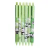 Panda Bamboo Pen Set Green Black Ink 0.5mm 6pcs