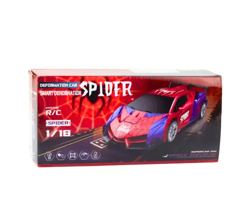 Car Robot Spider Remote Controlled 2in1 Lights Sounds