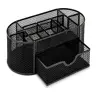 Office Supplies Organizer Container Metal Black