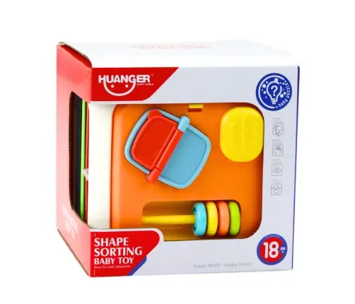 Sensory Cube Educational For Children Sorter Flexible Span Colored