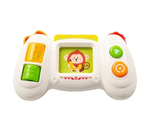 Interactive Educational Pad Console with Cards, Lights, and Sounds