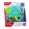 Green Sensory Elephant Rattle with Moving Elements