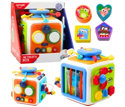 Interactive Cube Sorter Educational Sensory Sounds Colorful