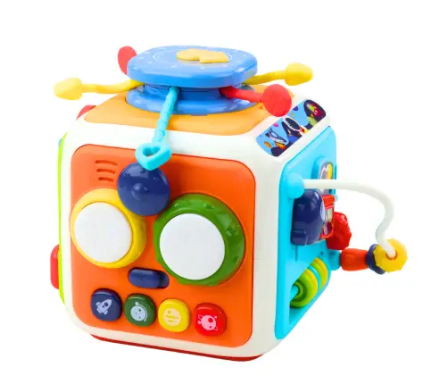 Interactive Cube Sorter Educational Sensory Sounds Colorful