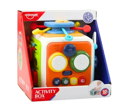 Interactive Cube Sorter Educational Sensory Sounds Colorful