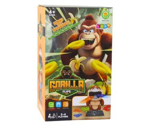 Skill Game Throw To The Target Gorilla Rotating Sound Hoops
