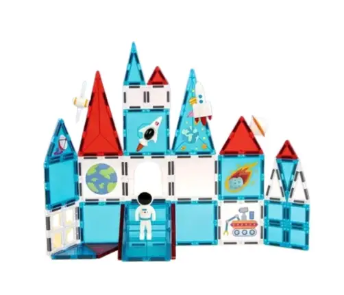 Magnetic Space Windows Construction Blocks 58 pcs.