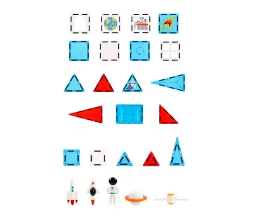 Magnetic Space Windows Construction Blocks 58 pcs.