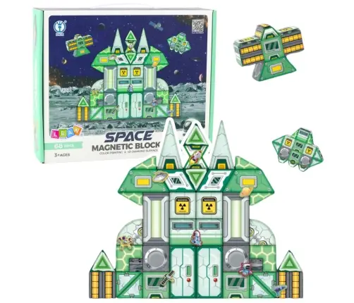 Magnetic Blocks Space Space Station 4D 66pcs Magnetic Blocks Space Space Station 4D 66pcs