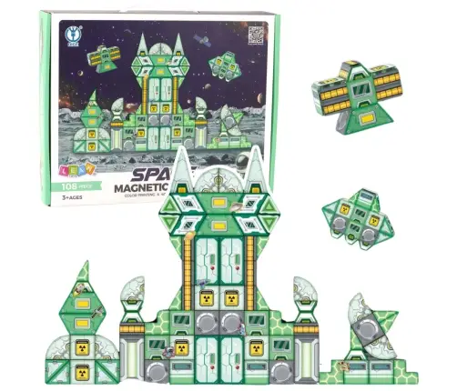 Magnetic Blocks Space Space Station 4D 108pcs