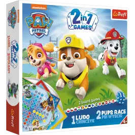 Board Game 2in1 Ludo Paw Patrol Trefl 01896
