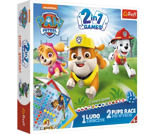 Board Game 2in1 Ludo Paw Patrol Trefl 01896