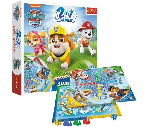 Board Game 2in1 Ludo Paw Patrol Trefl 01896