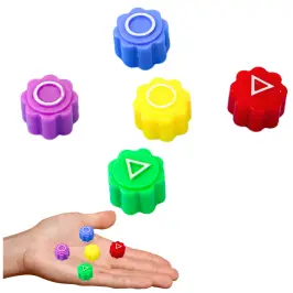 Dice For Playing Gonggi Hacele Squid Games Arcade Game 5pcs Dice For Playing Gonggi Hacele Squid Games Arcade Game 5pcs
