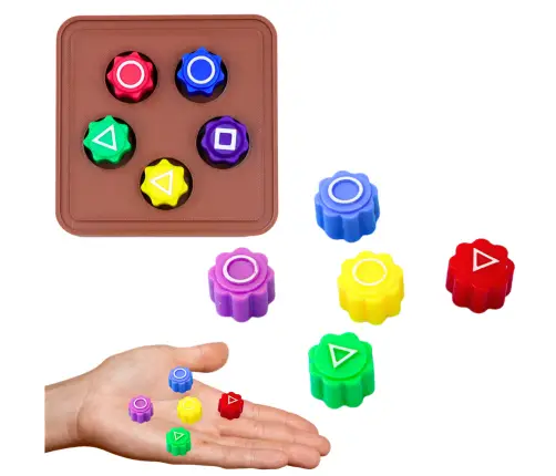 Dice For Playing Gonggi Hacele Squid Games Arcade Game Base 5pcs B