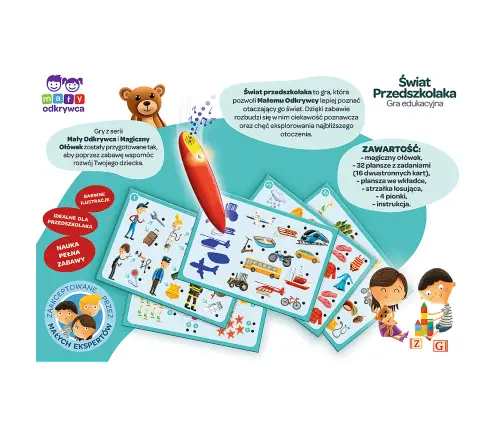Educational Game Preschooler's World Magic Pencil Trefl 02112