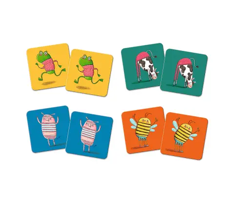 Memos Classic and Plus Game, Movement and Sound - Animals Trefl 02271