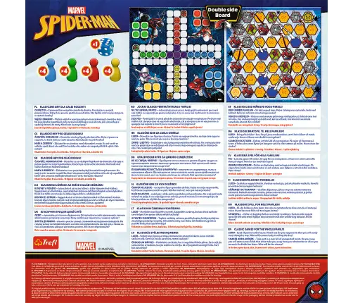 Game 2in1 Chinese Man / Snakes and Ladders - Spider-Man Trefl 02419