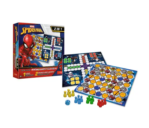 Game 2in1 Chinese Man / Snakes and Ladders - Spider-Man Trefl 02419