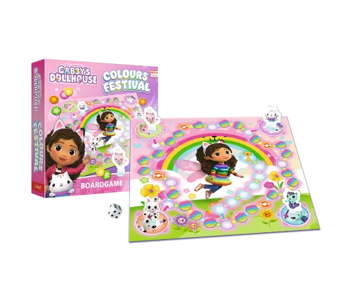 Colors Festival - Gabby's Dollhouse Trefl 02594 game