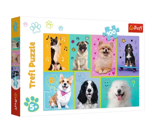 Puzzle - In the world of dogs - Trefl 16421