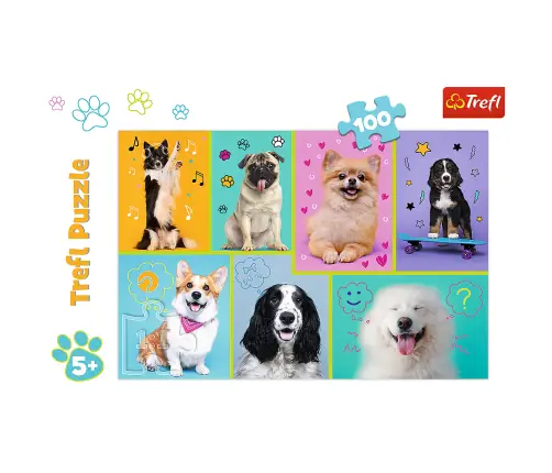 Puzzle - In the world of dogs - Trefl 16421