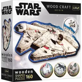 Wooden puzzle Star Wars 160 pcs Millennium Falcon Trefl 20189