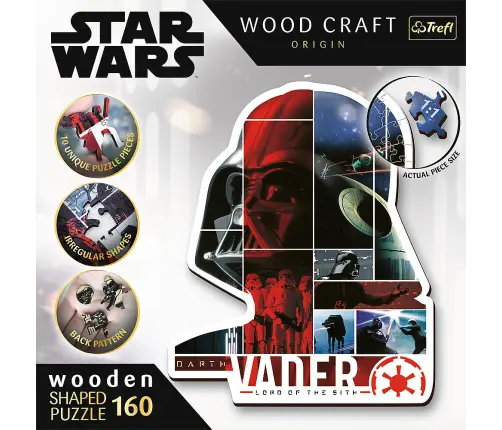Wooden puzzle Star Wars 160 pcs. Darth Vader Trefl 20190 Wooden puzzle Star Wars 160 pcs. Darth Vader Trefl 20190