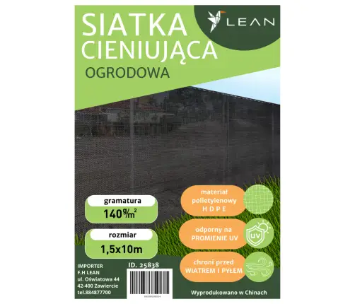 Shade Net For Fence Fence Masking Gray 1.5M 10M 140g/m²