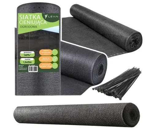 Shade Net For Fence Fence Masking Gray 1.5M 25M 140g/m²