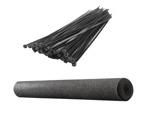 Shade Net For Fence Fence Masking Gray 1.5M 50M 70g/m²